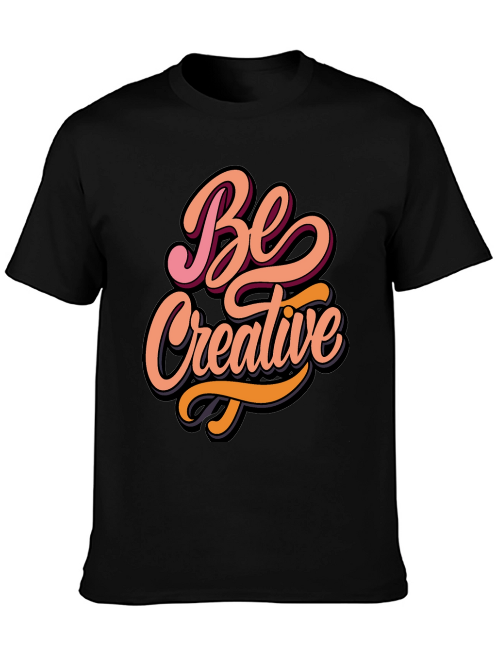 Be Creative Graphic Tee - Stylish Comfort