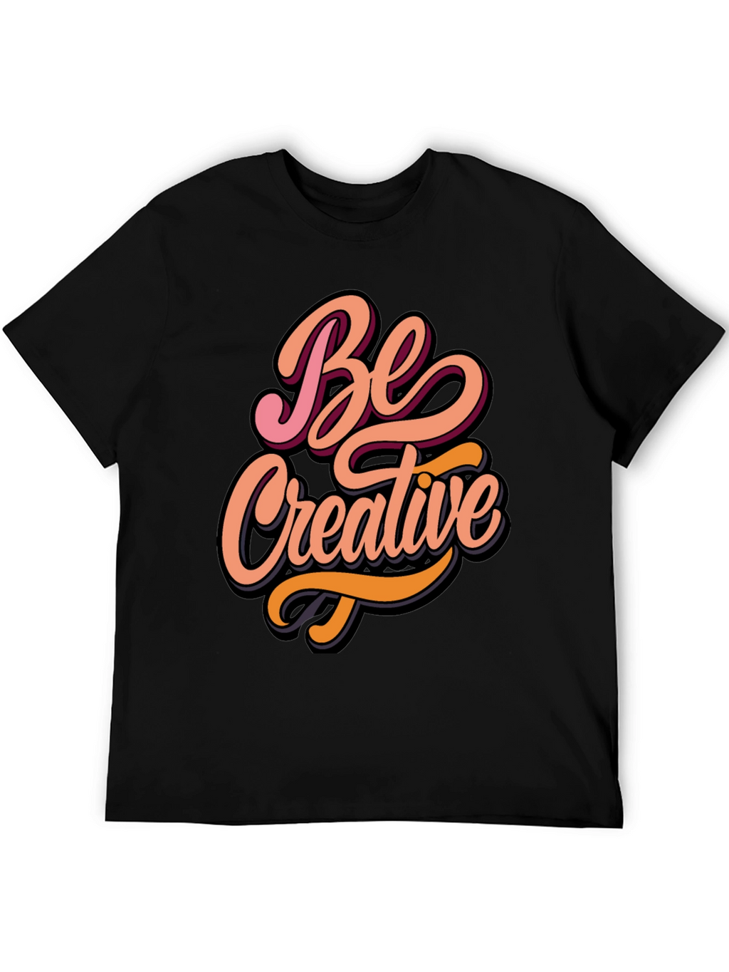 Be Creative Graphic Tee - Stylish Comfort