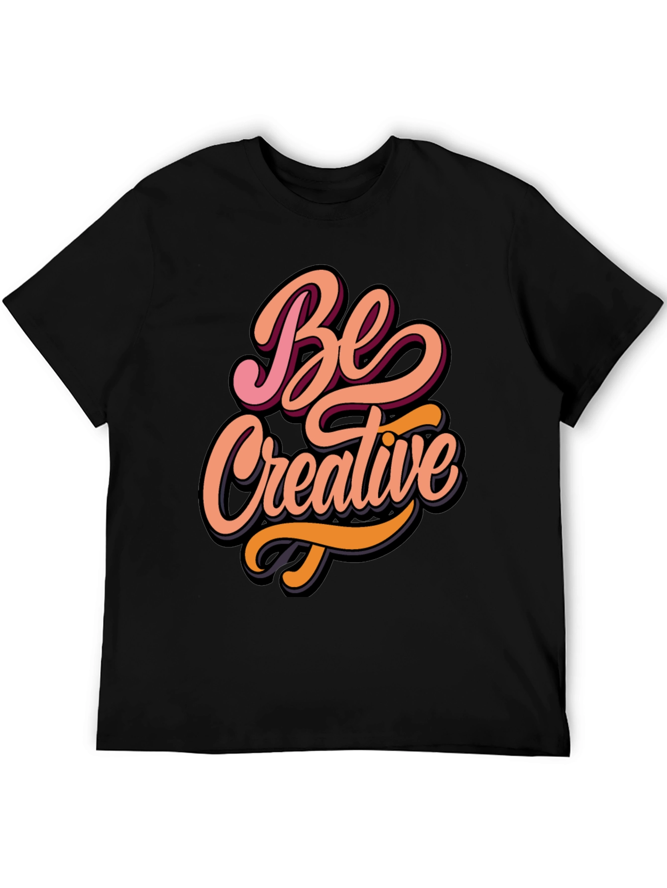 Be Creative Graphic Tee - Stylish Comfort