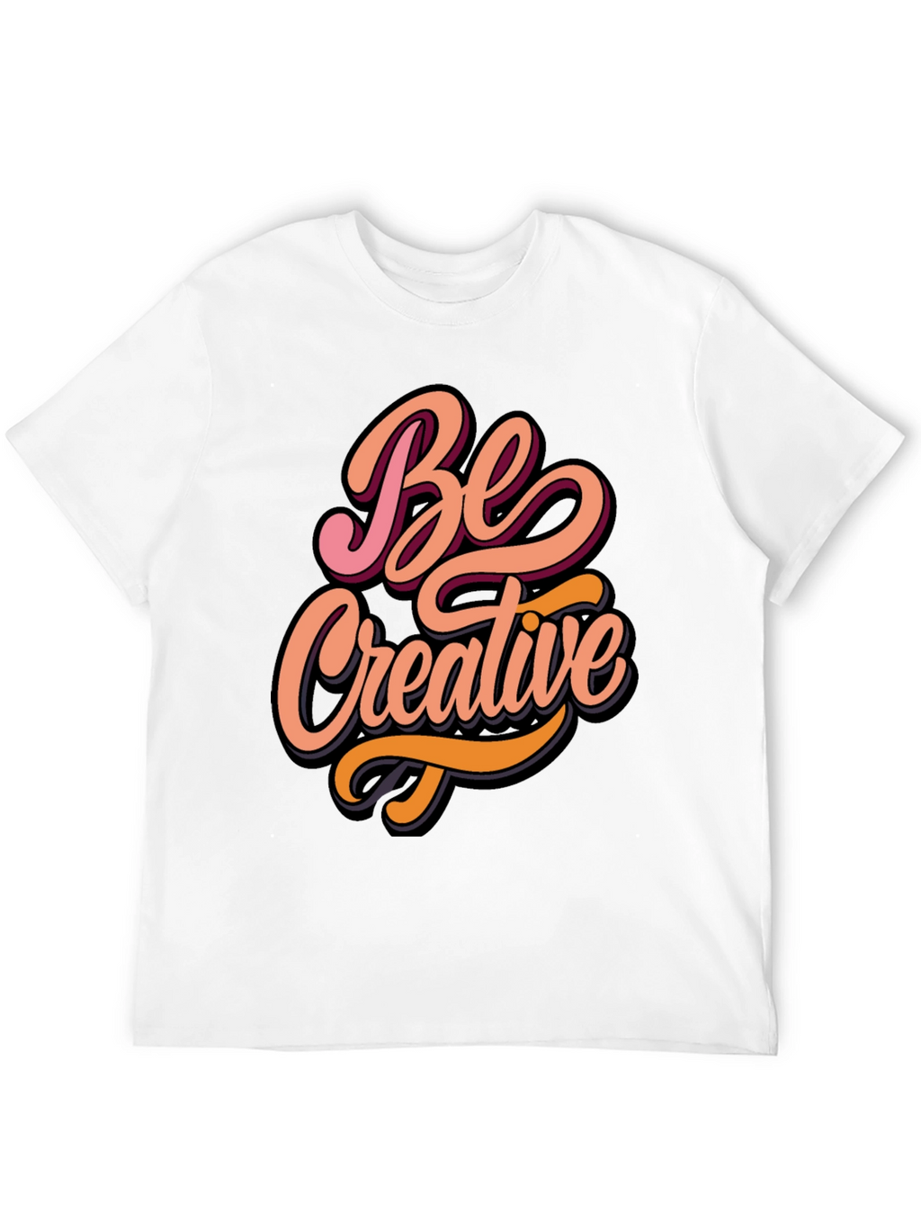 Be Creative Graphic Tee - Stylish Comfort
