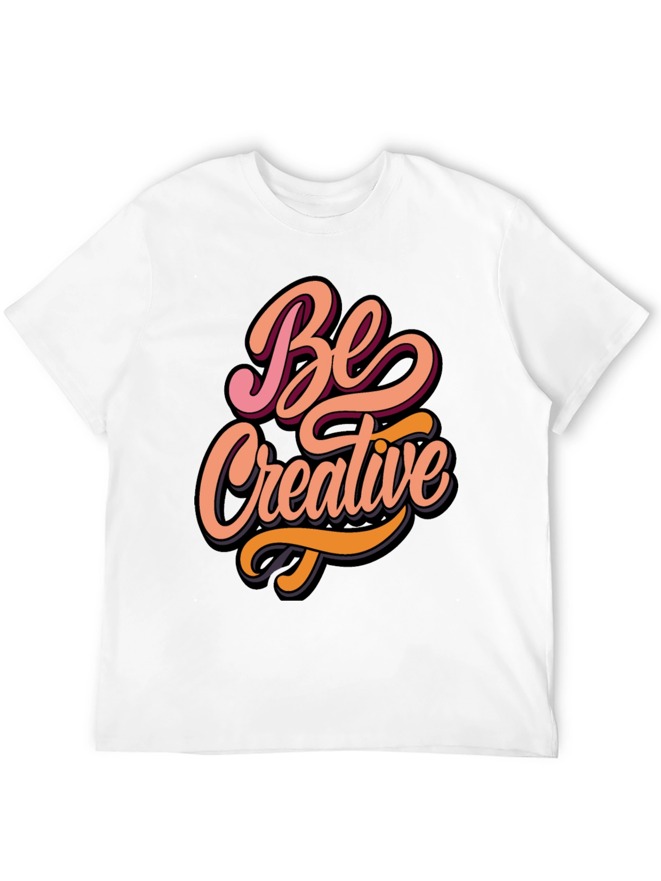 Be Creative Graphic Tee - Stylish Comfort