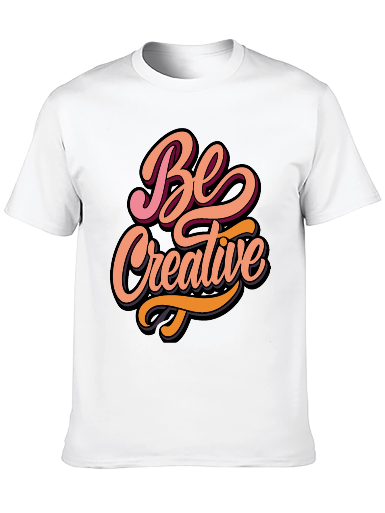 Be Creative Graphic Tee - Stylish Comfort