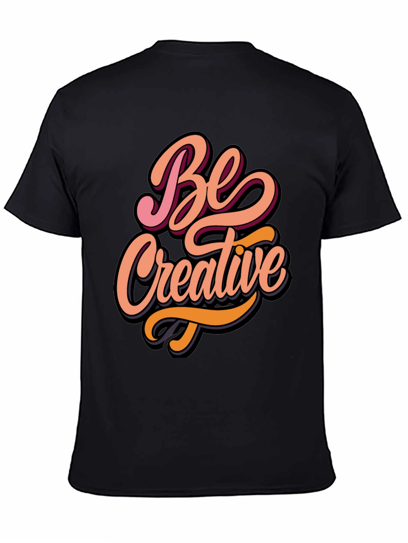 Be Creative Graphic Tee - Stylish Comfort