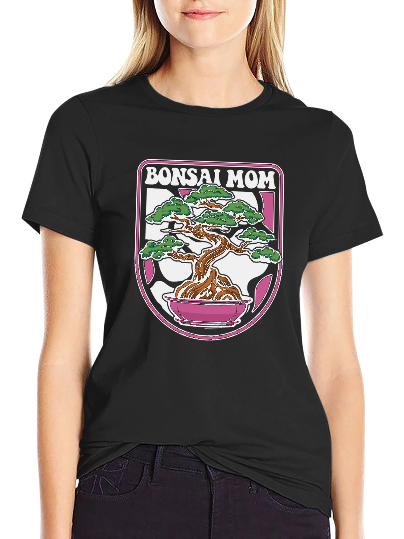 Bonsai Mom Graphic Tee - Unique Plant Lover Gift