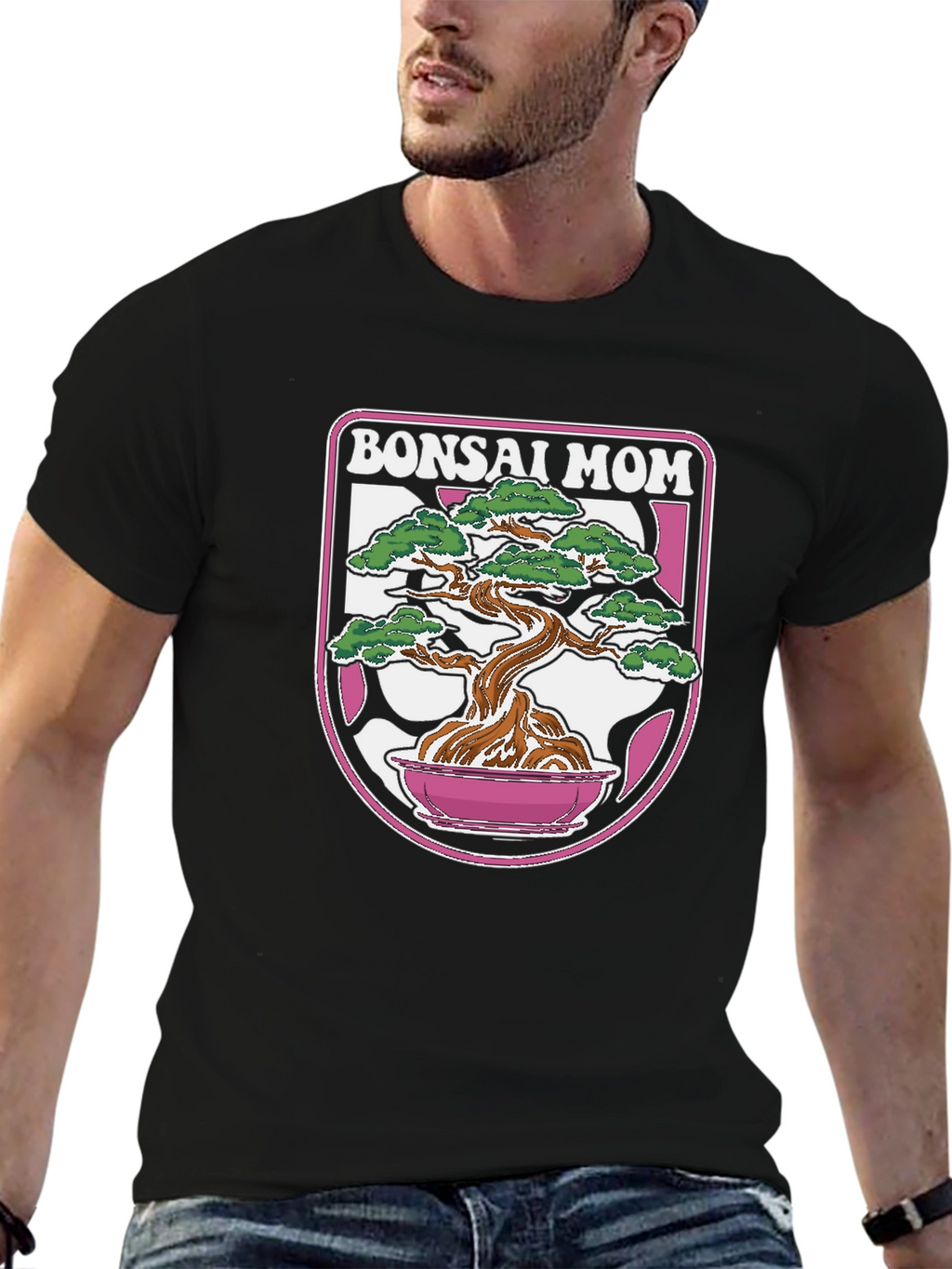 Bonsai Mom Graphic Tee - Unique Plant Lover Gift