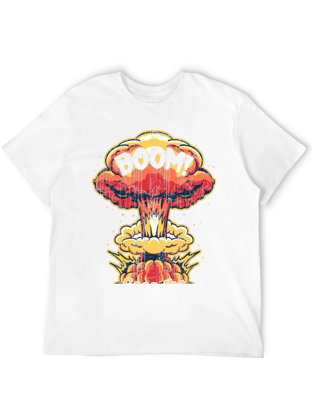 Boom! Graphic Print T-Shirt - Black Cotton Tee