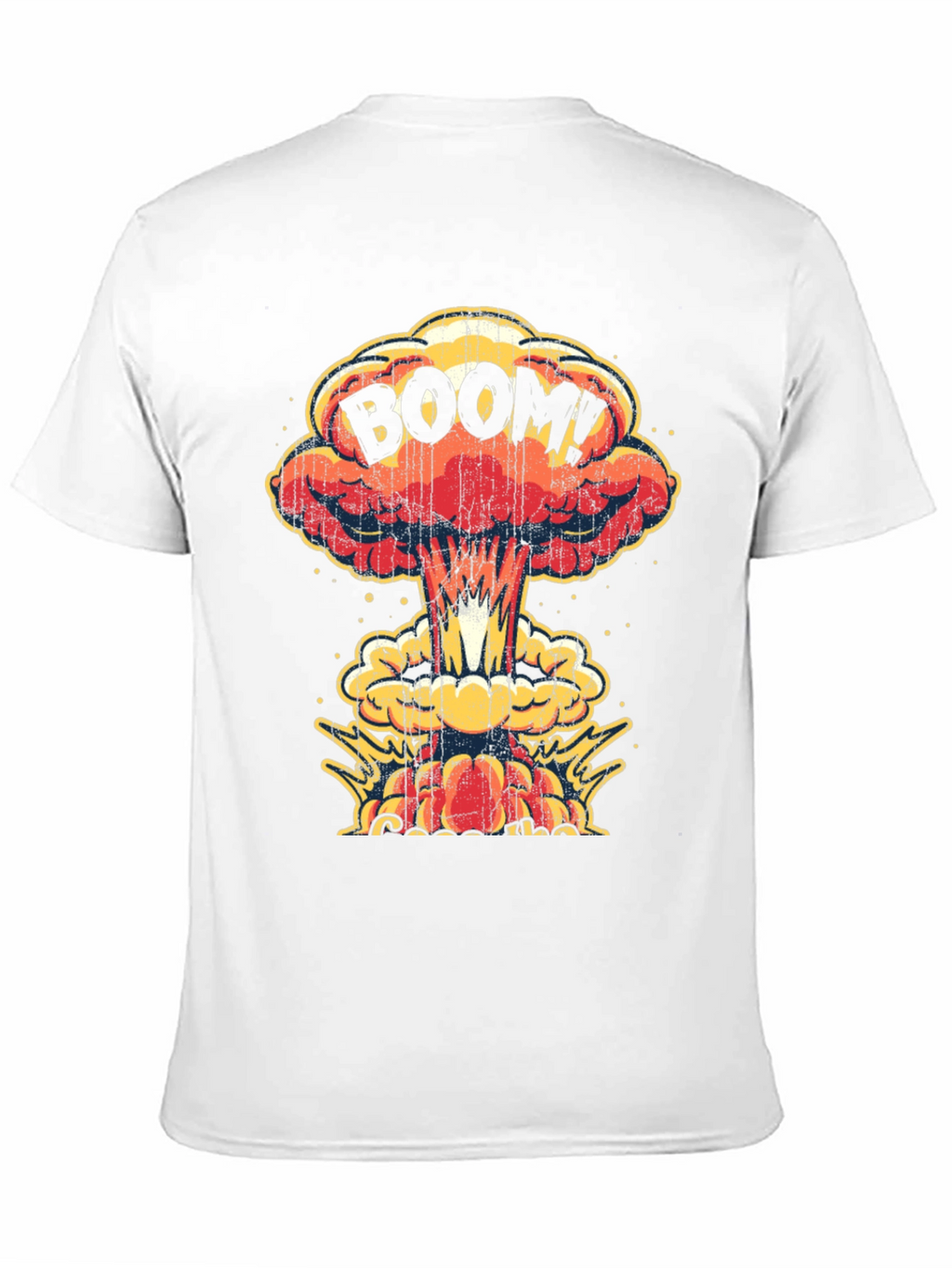 Boom! Graphic Print T-Shirt - Black Cotton Tee