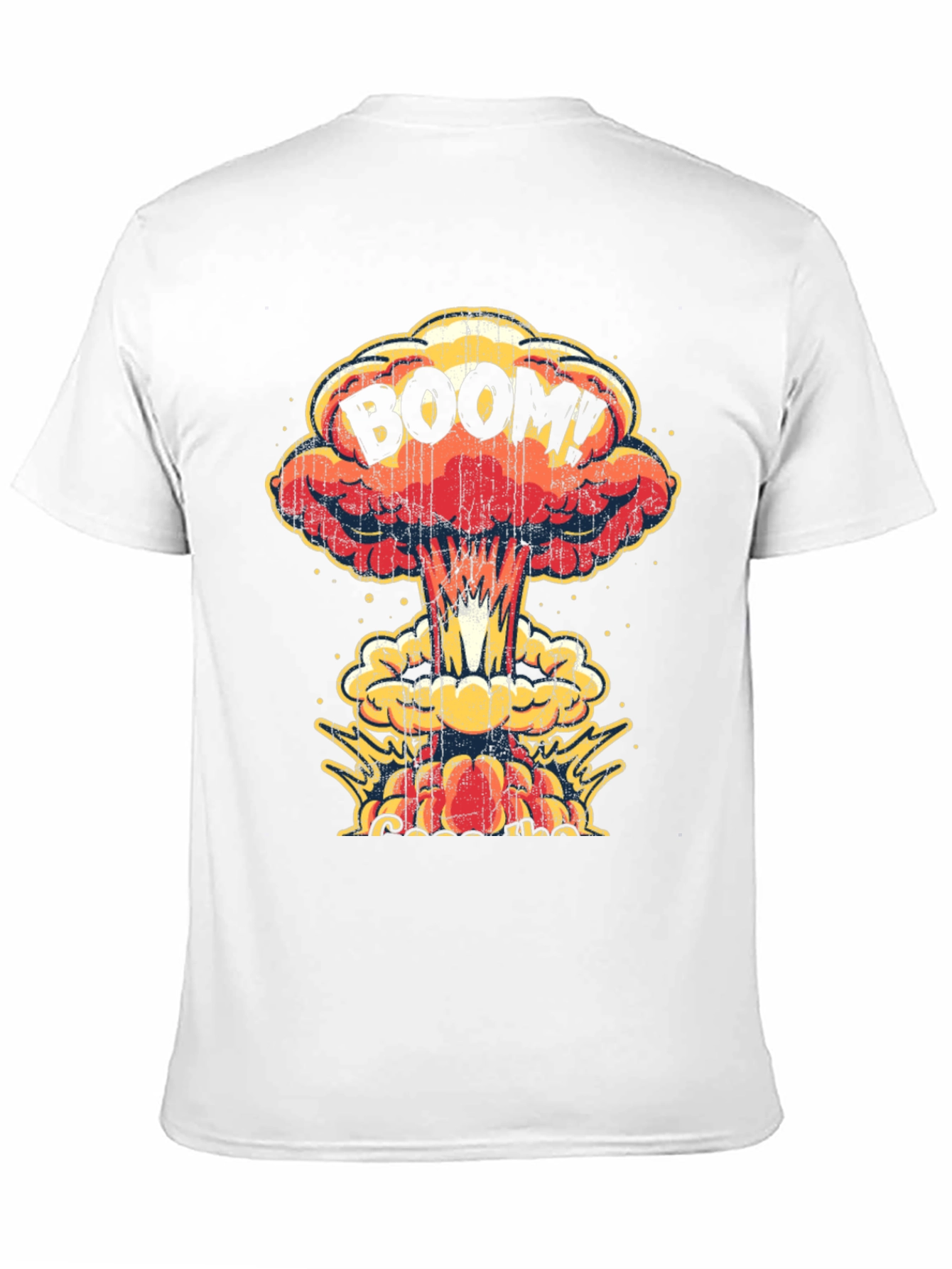 Boom! Graphic Print T-Shirt - Black Cotton Tee