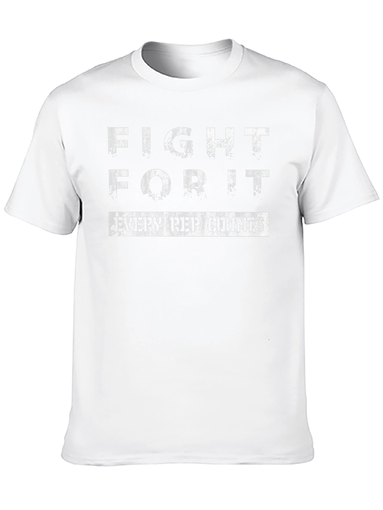 Fight For It Motivational Workout T-Shirt