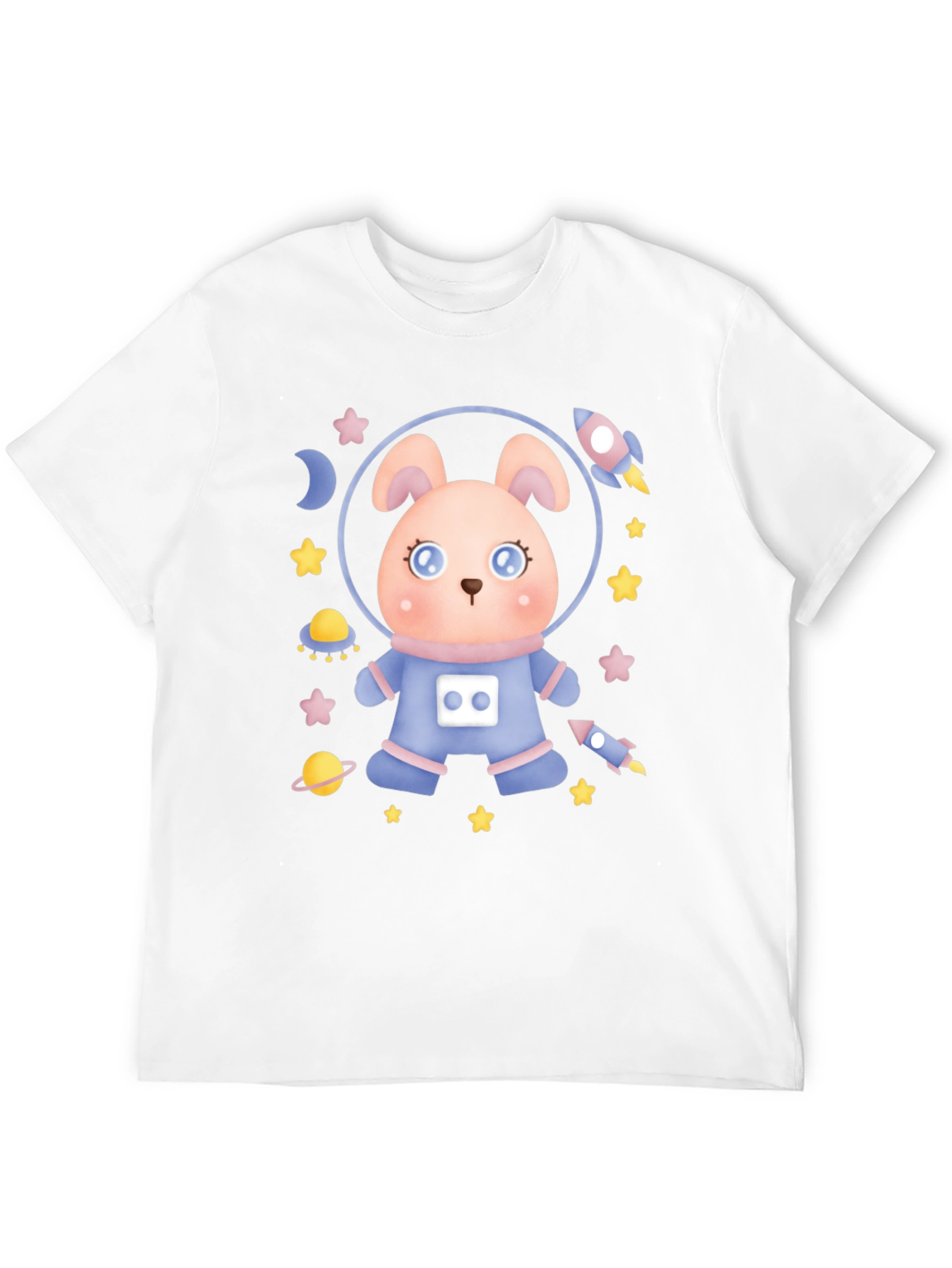 Cute Astronaut Rabbit T-Shirt