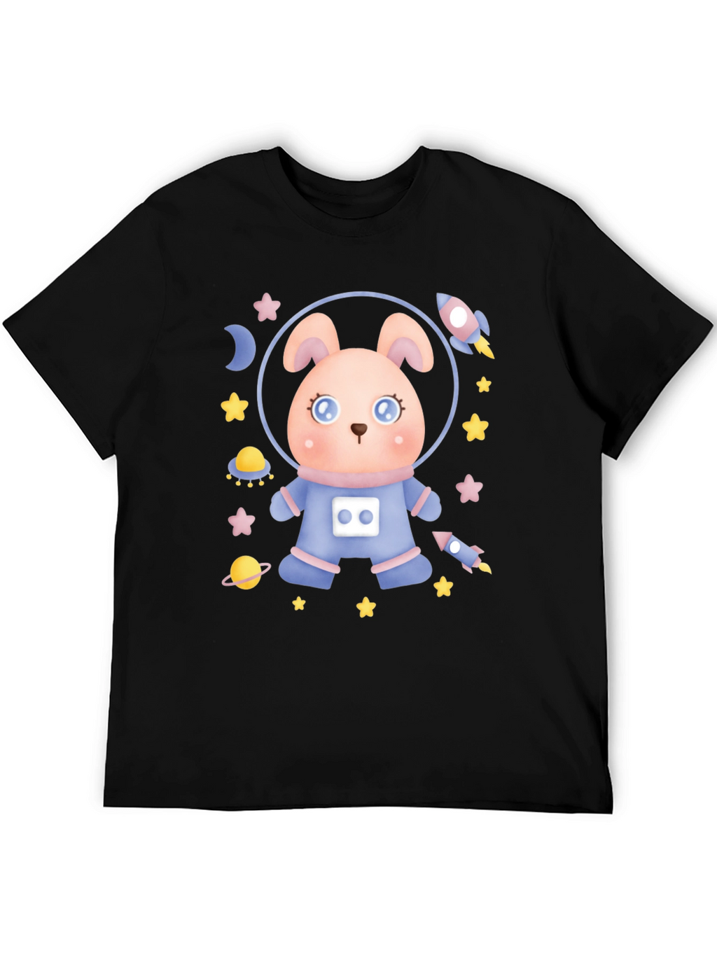 Cute Astronaut Rabbit T-Shirt