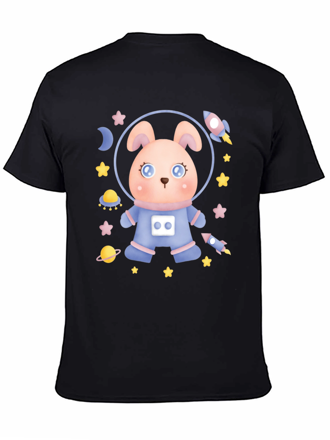 Cute Astronaut Rabbit T-Shirt