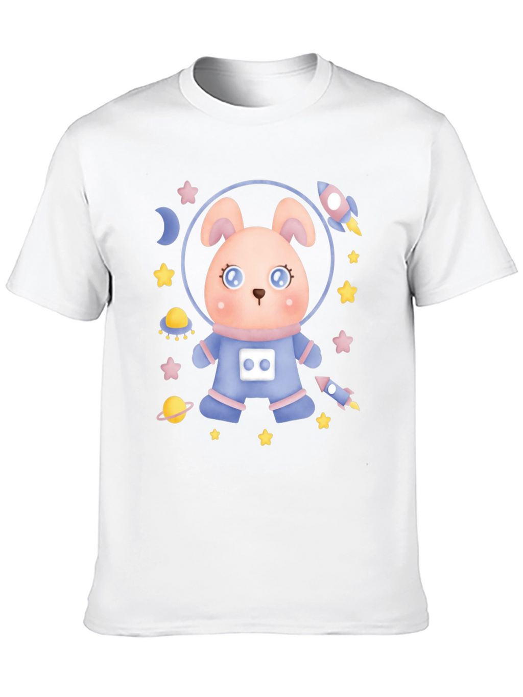 Cute Astronaut Rabbit T-Shirt