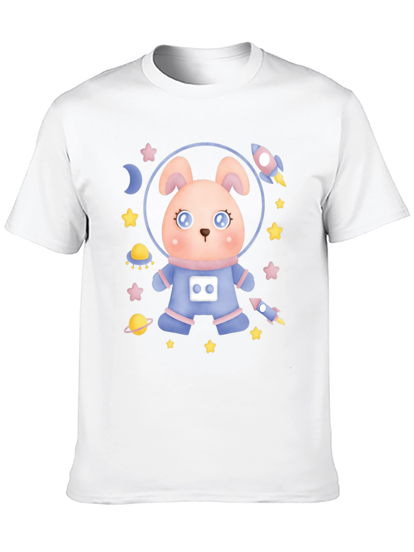 Cute Astronaut Rabbit T-Shirt