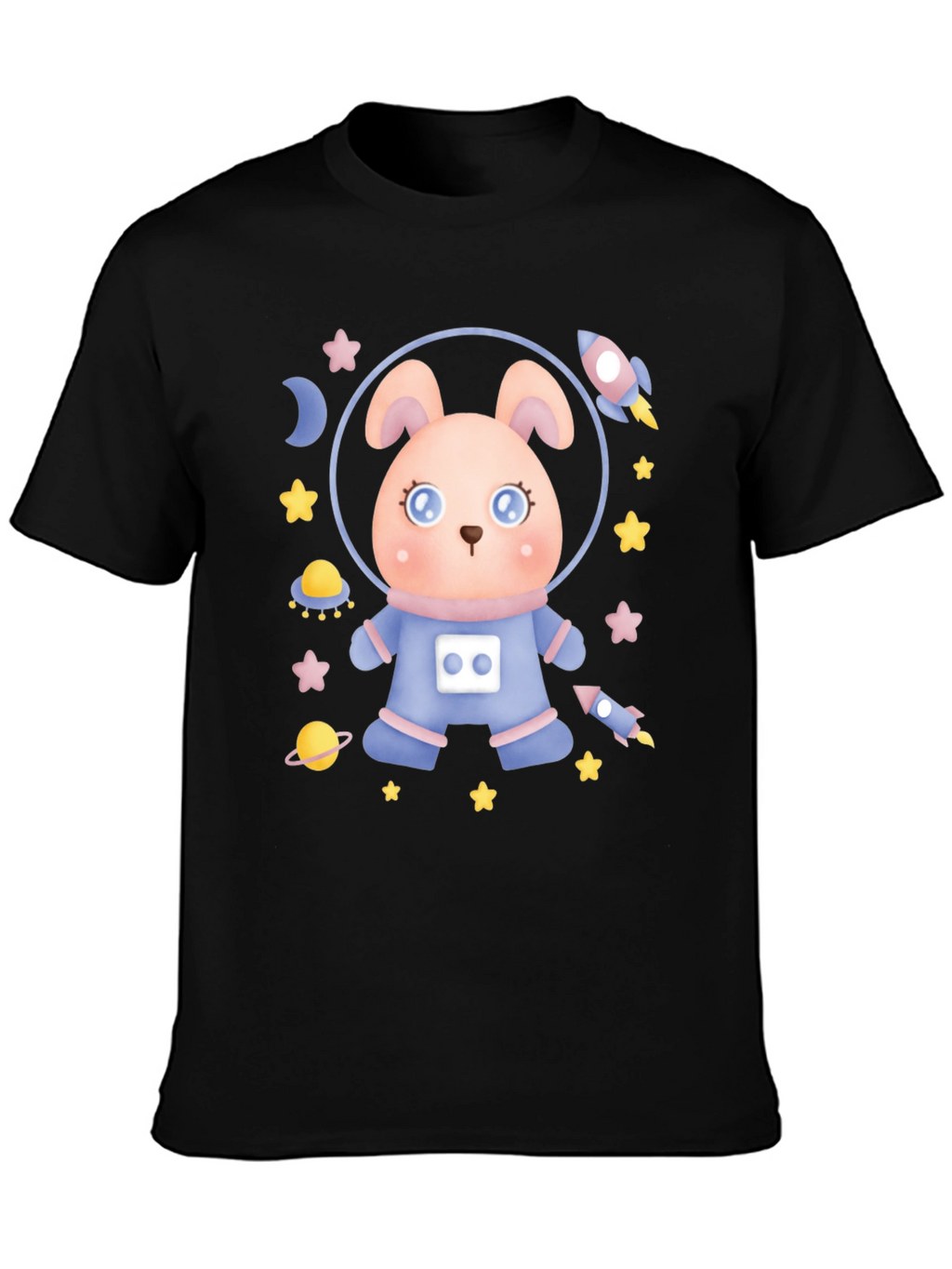 Cute Astronaut Rabbit T-Shirt