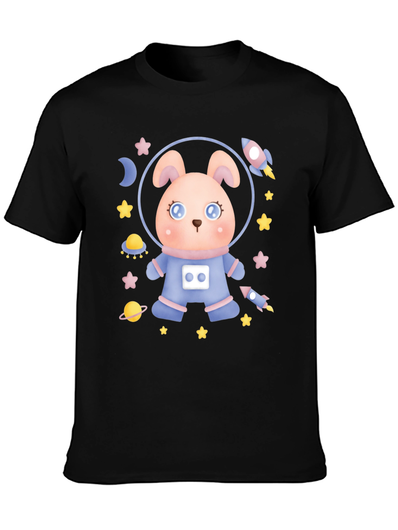 Cute Astronaut Rabbit T-Shirt
