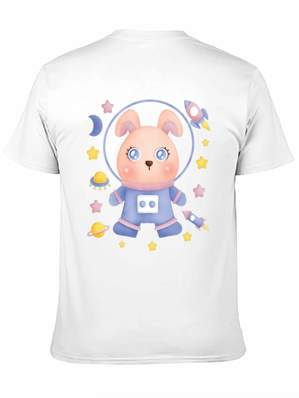 Cute Astronaut Rabbit T-Shirt