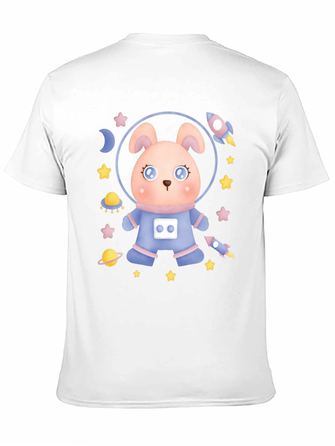 Cute Astronaut Rabbit T-Shirt