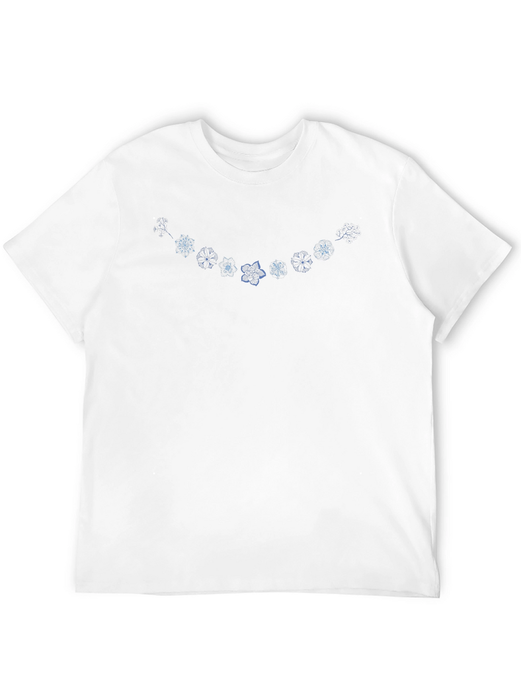Floral Print Black T-Shirt - Casual Comfort