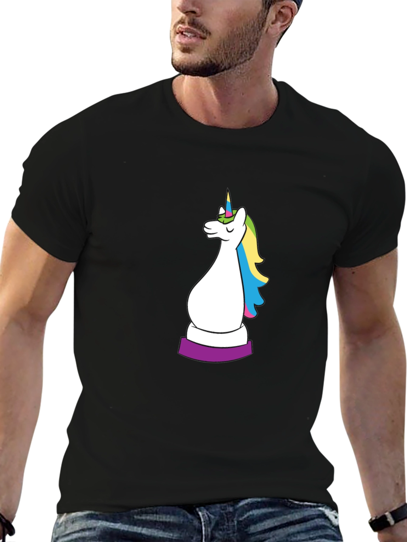 Unicorn Chess Piece Graphic Tee