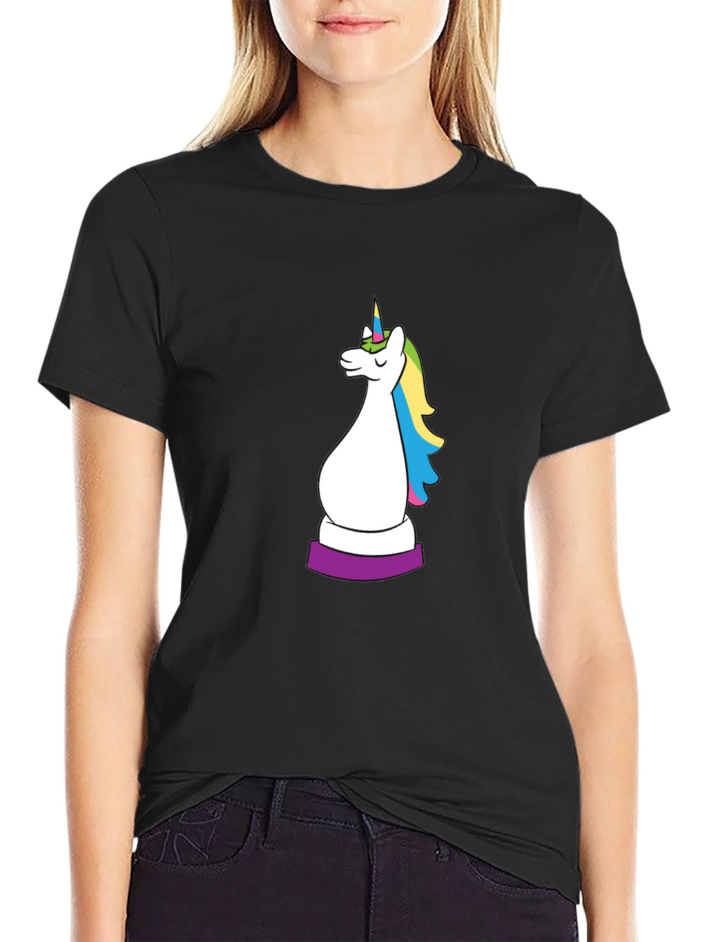 Unicorn Chess Piece Graphic Tee