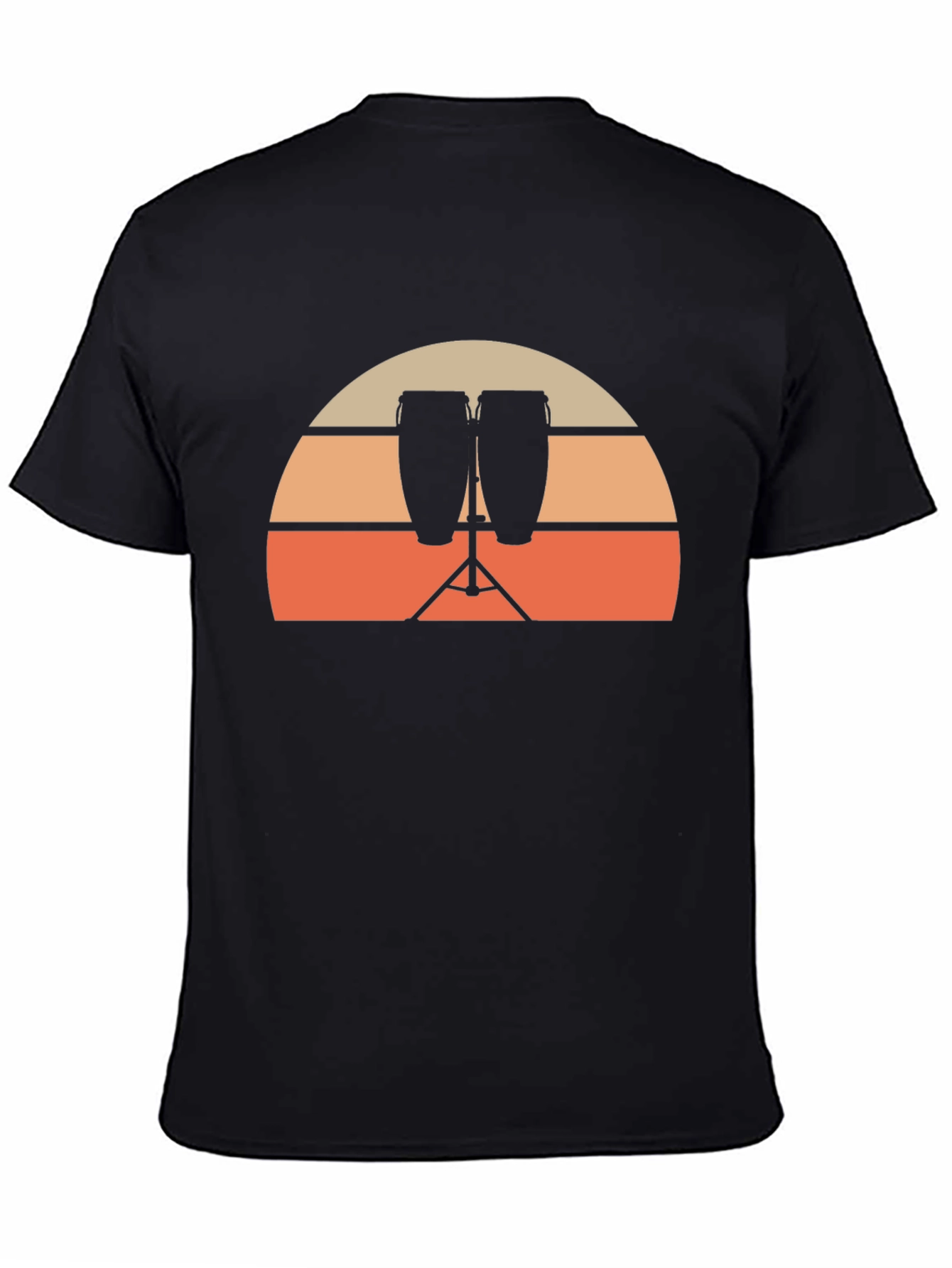 Sunset Conga Drum Graphic Tee