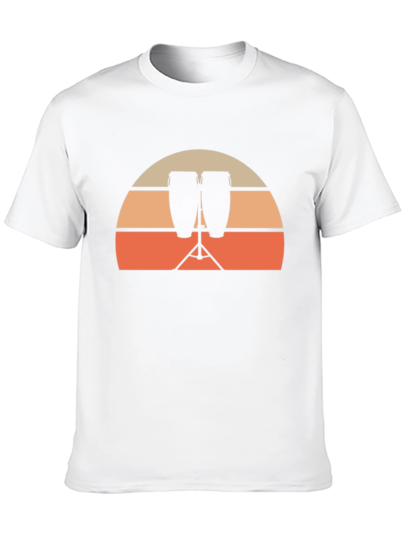 Sunset Conga Drum Graphic Tee