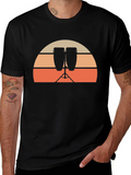 Sunset Conga Drum Graphic Tee
