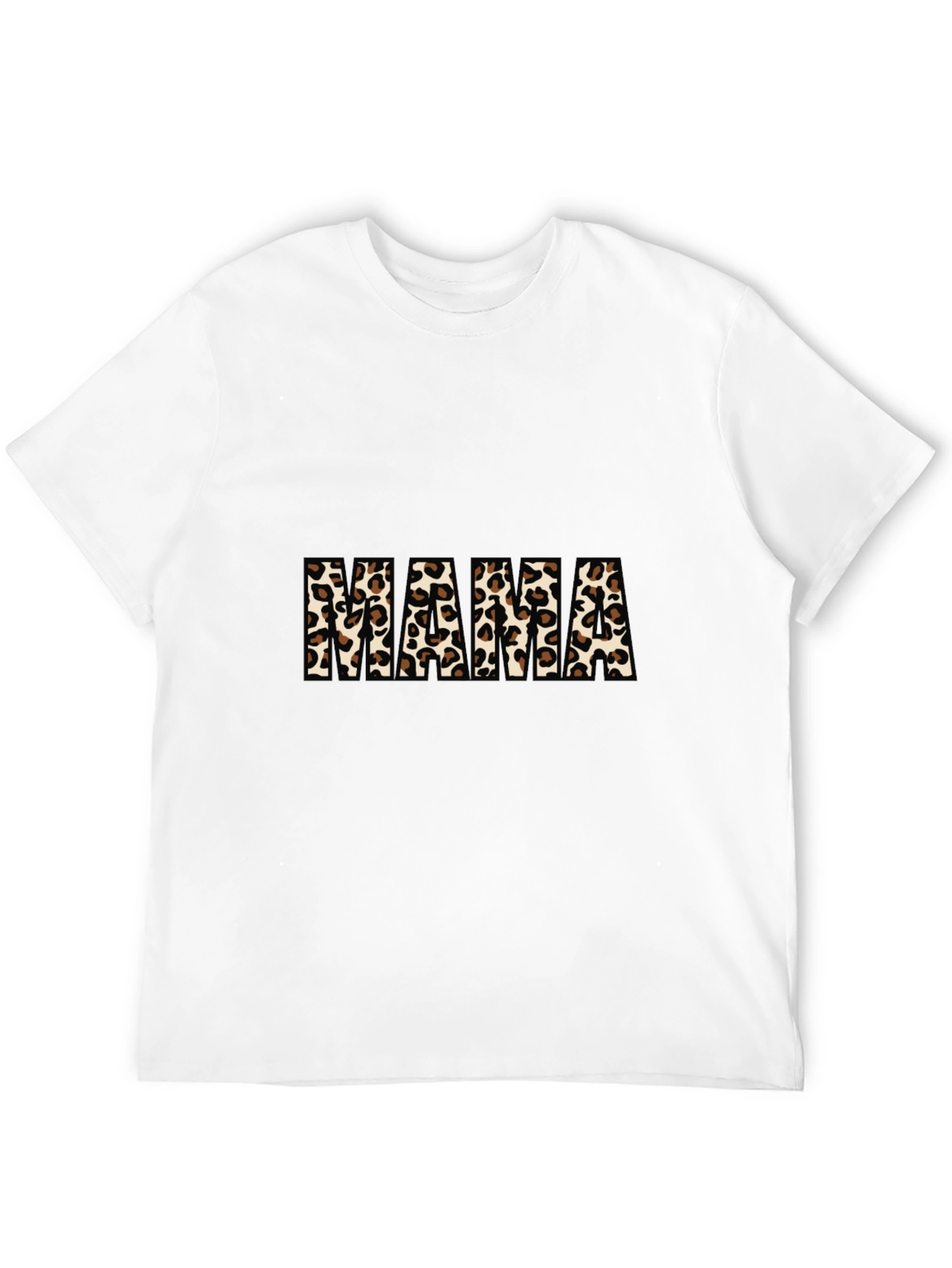 Leopard Print Mama T-Shirt - Trendy Mom Style