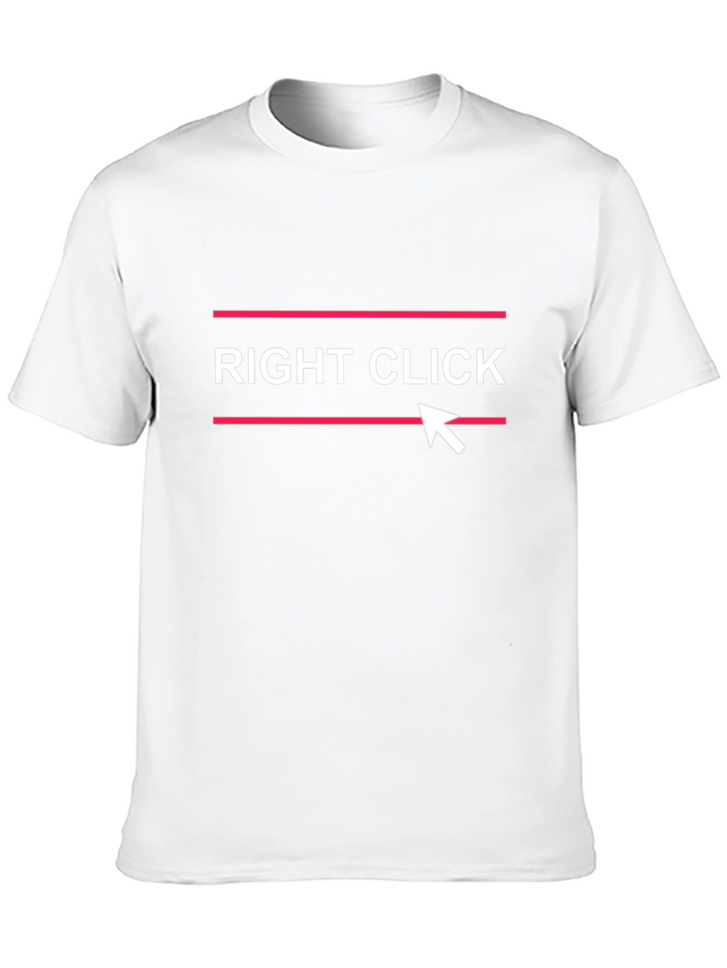 Right Click Black Graphic Tee