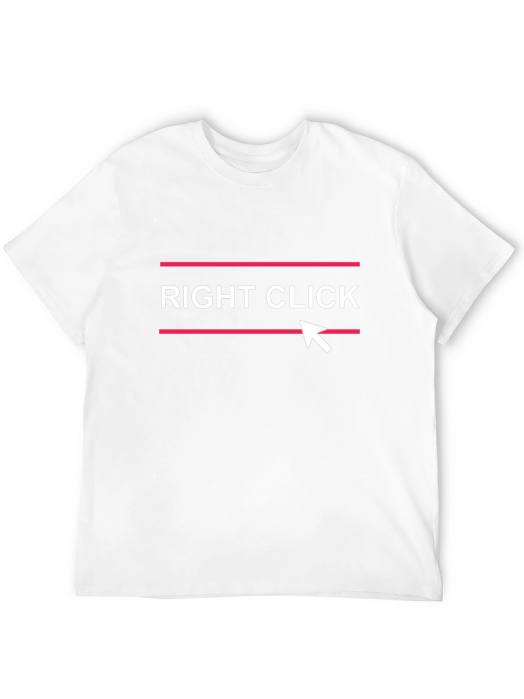 Right Click Black Graphic Tee