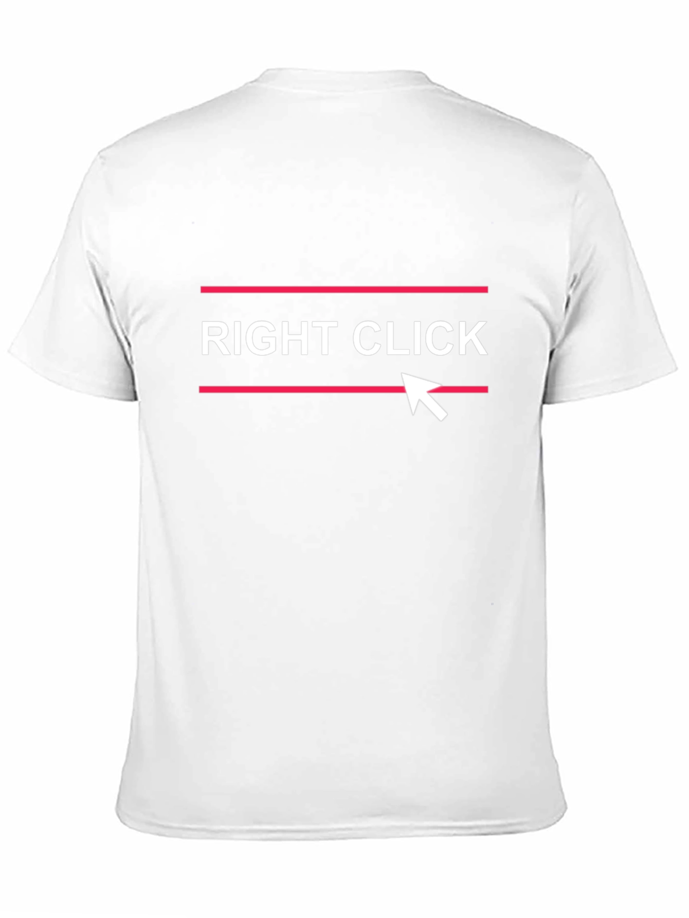 Right Click Black Graphic Tee