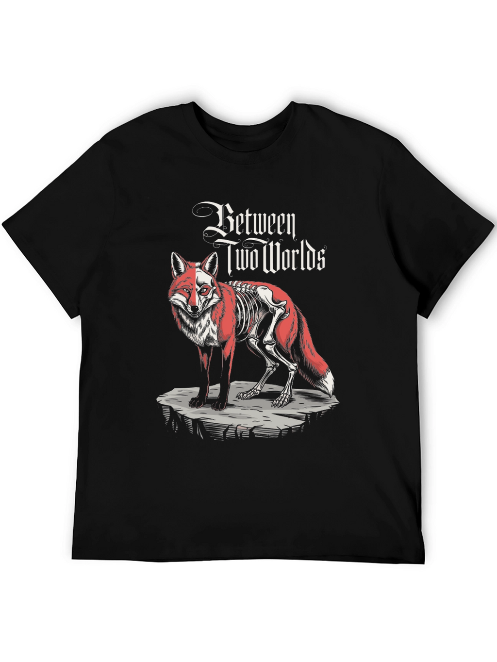 Between Two Worlds Fox Graphic T-Shirt