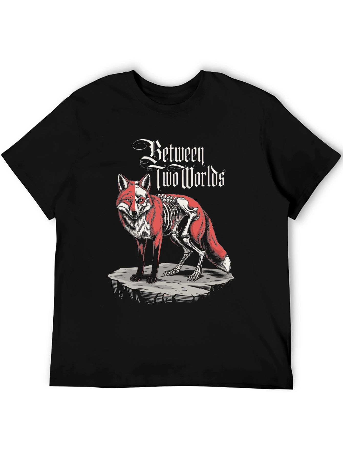 Between Two Worlds Fox Graphic T-Shirt