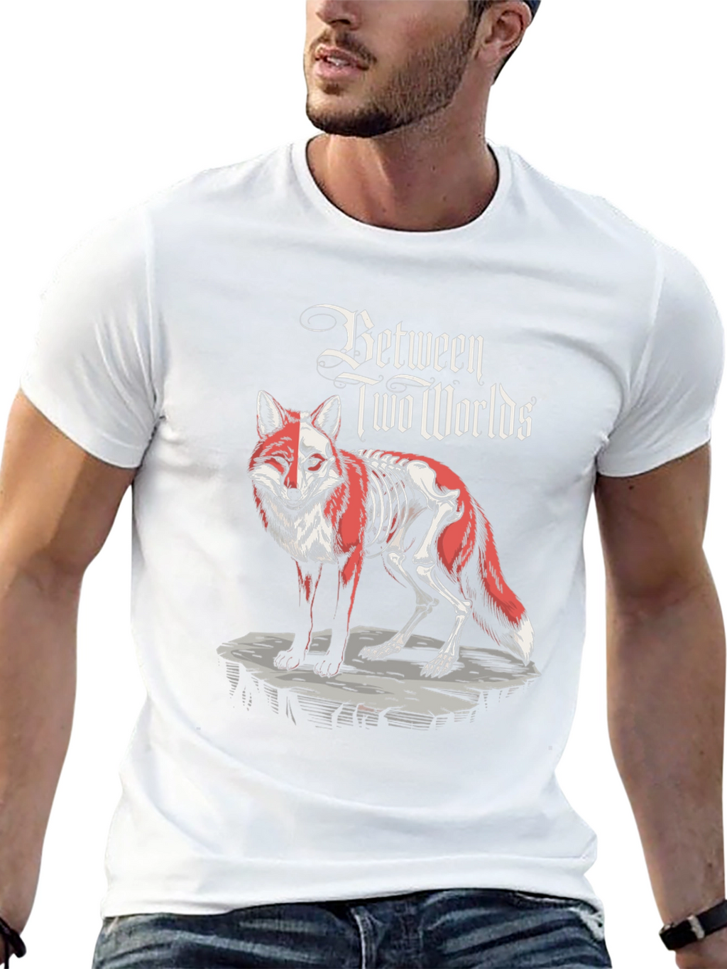 Between Two Worlds Fox Graphic T-Shirt