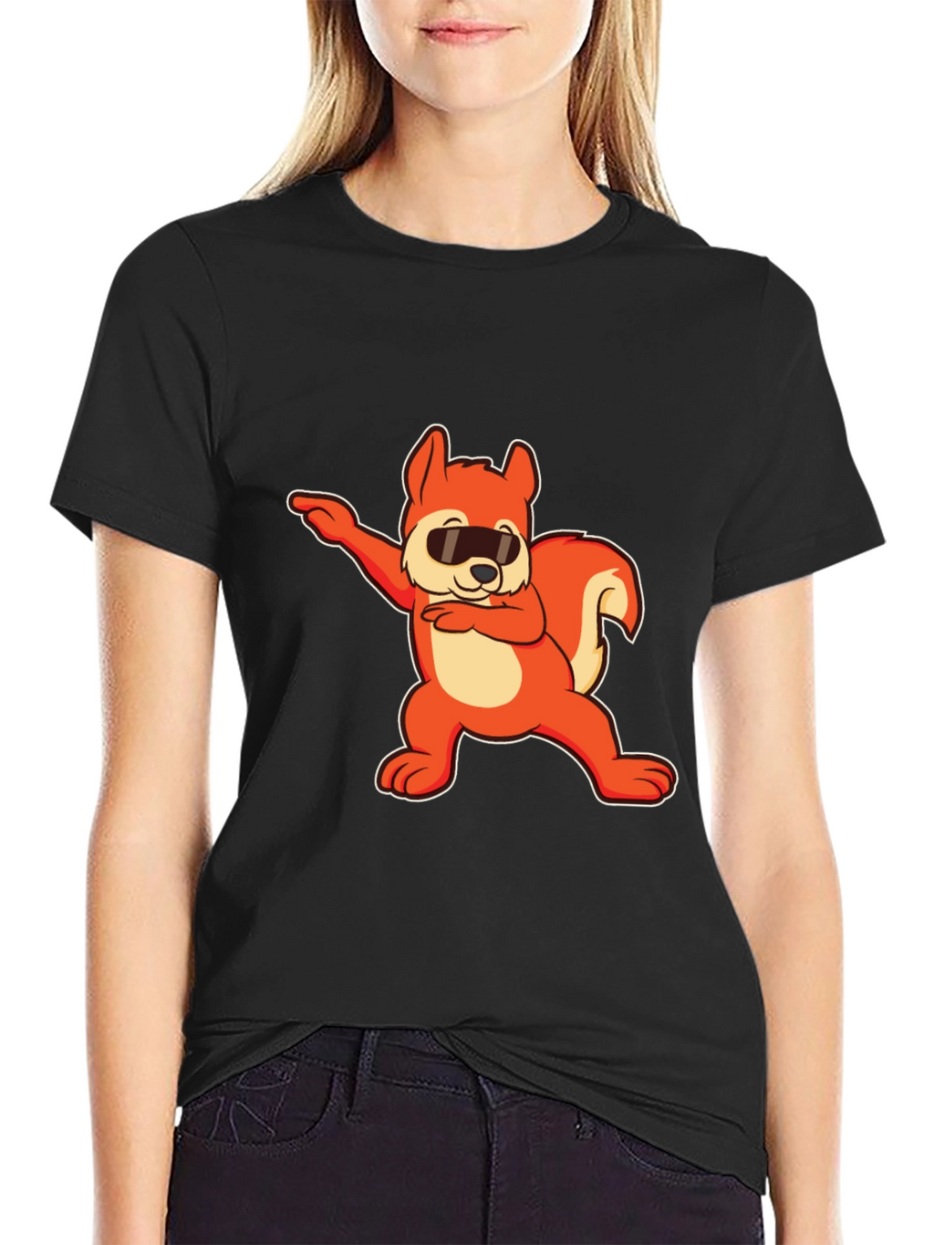 Dabbing Squirrel Graphic Tee - Cool & Fun