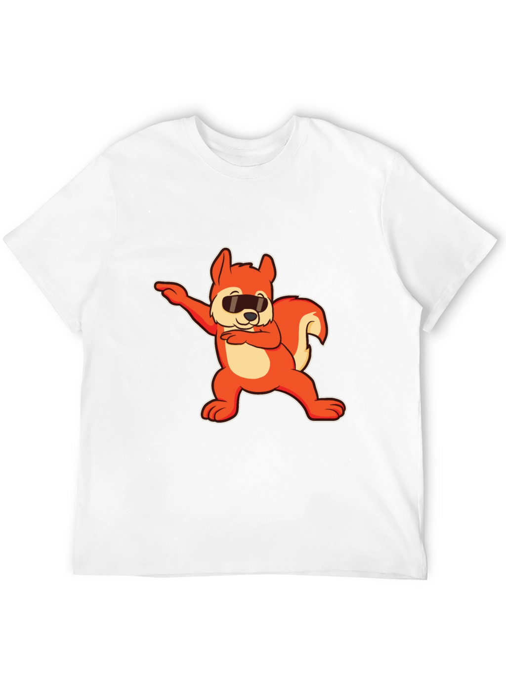 Dabbing Squirrel Graphic Tee - Cool & Fun