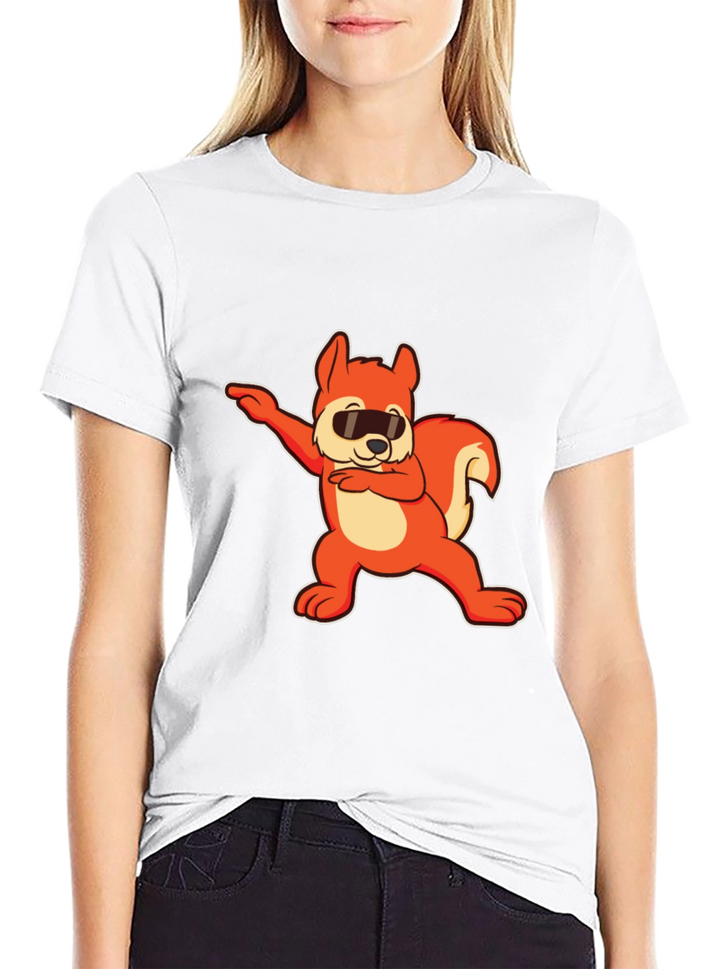 Dabbing Squirrel Graphic Tee - Cool & Fun
