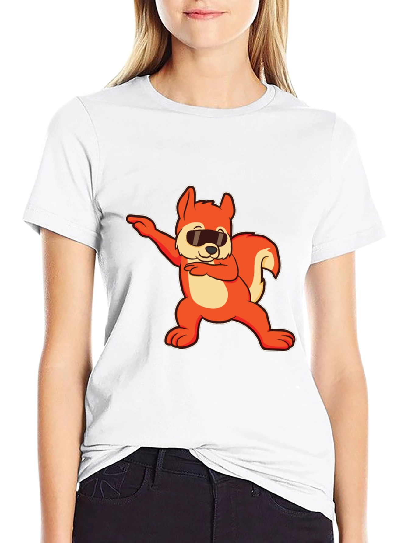 Dabbing Squirrel Graphic Tee - Cool & Fun