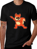 Dabbing Squirrel Graphic Tee - Cool & Fun
