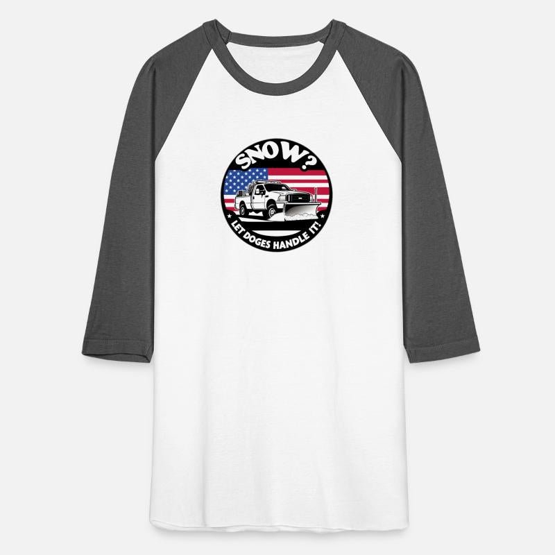 USA Flag Snow Removal Truck Graphic
