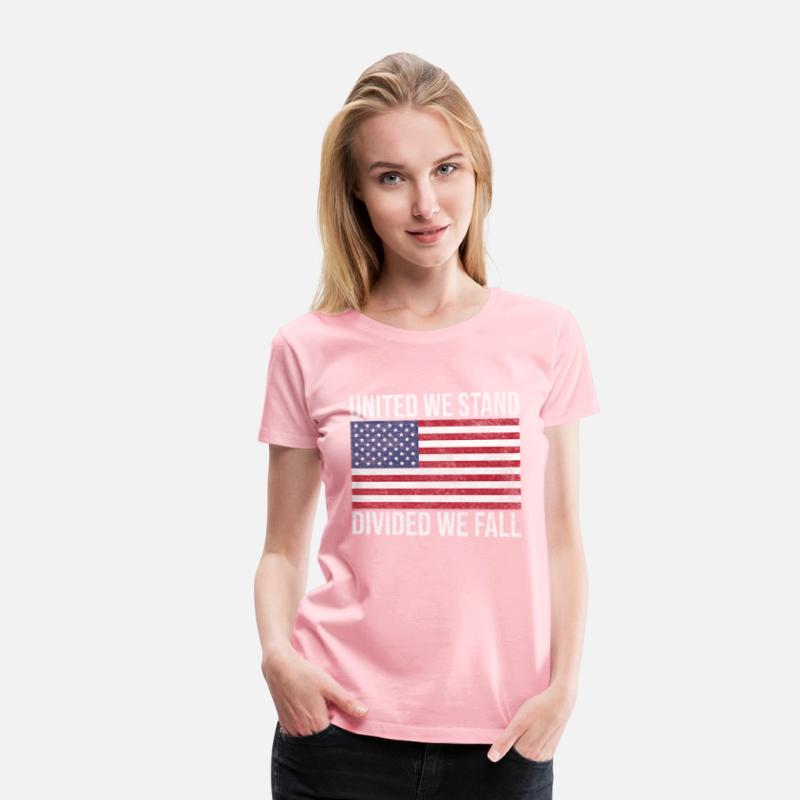 Usa Flag United We Stand Divided We Fall American