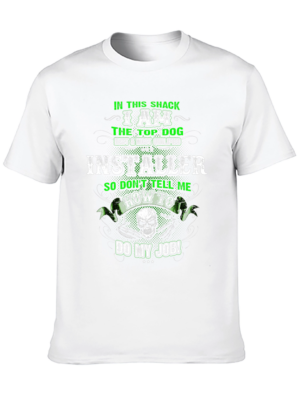 Installer Top Dog Black T-Shirt