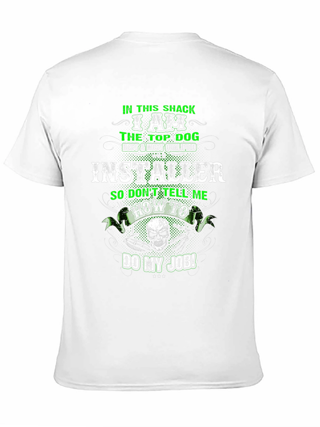 Installer Top Dog Black T-Shirt