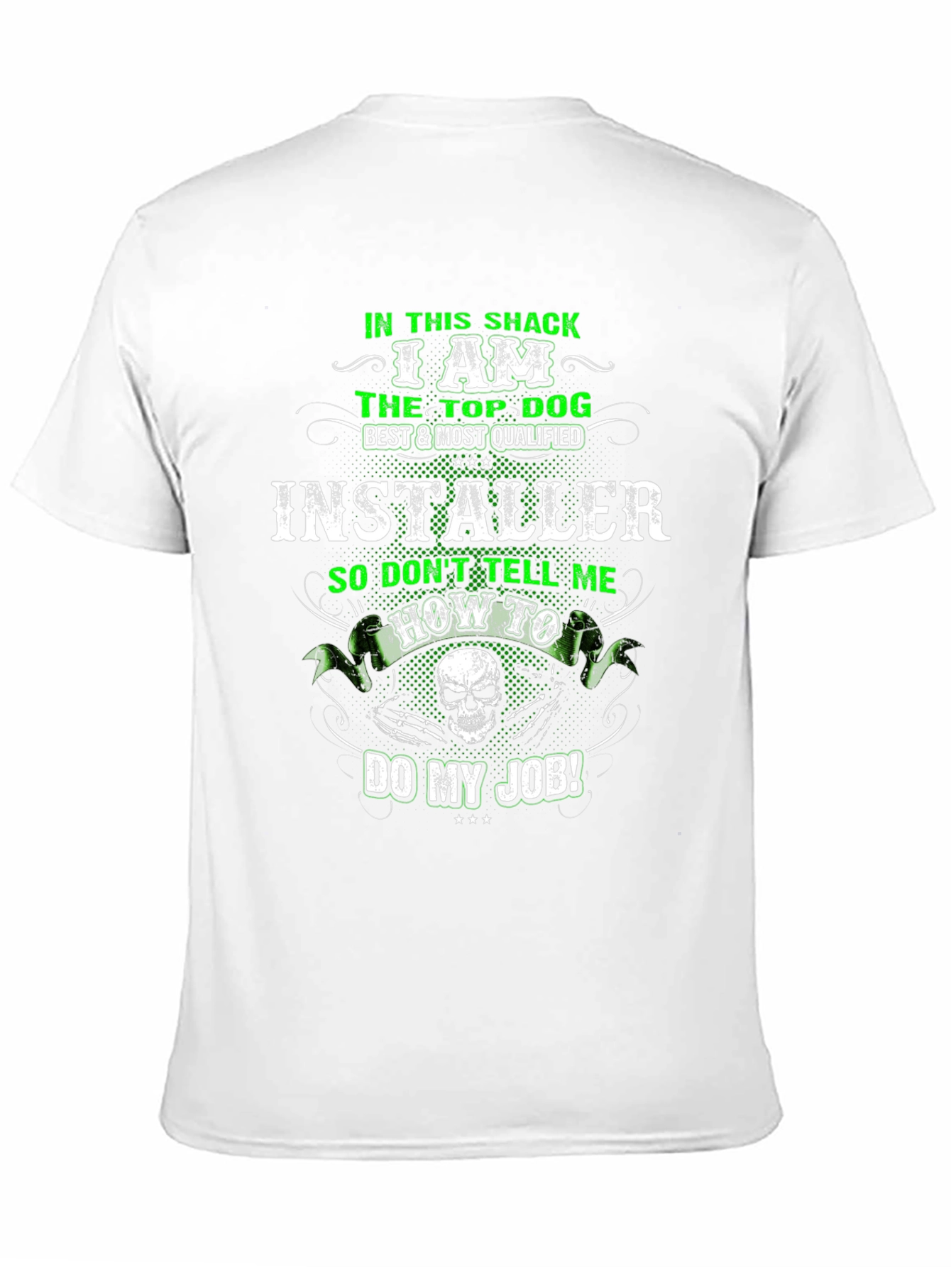 Installer Top Dog Black T-Shirt
