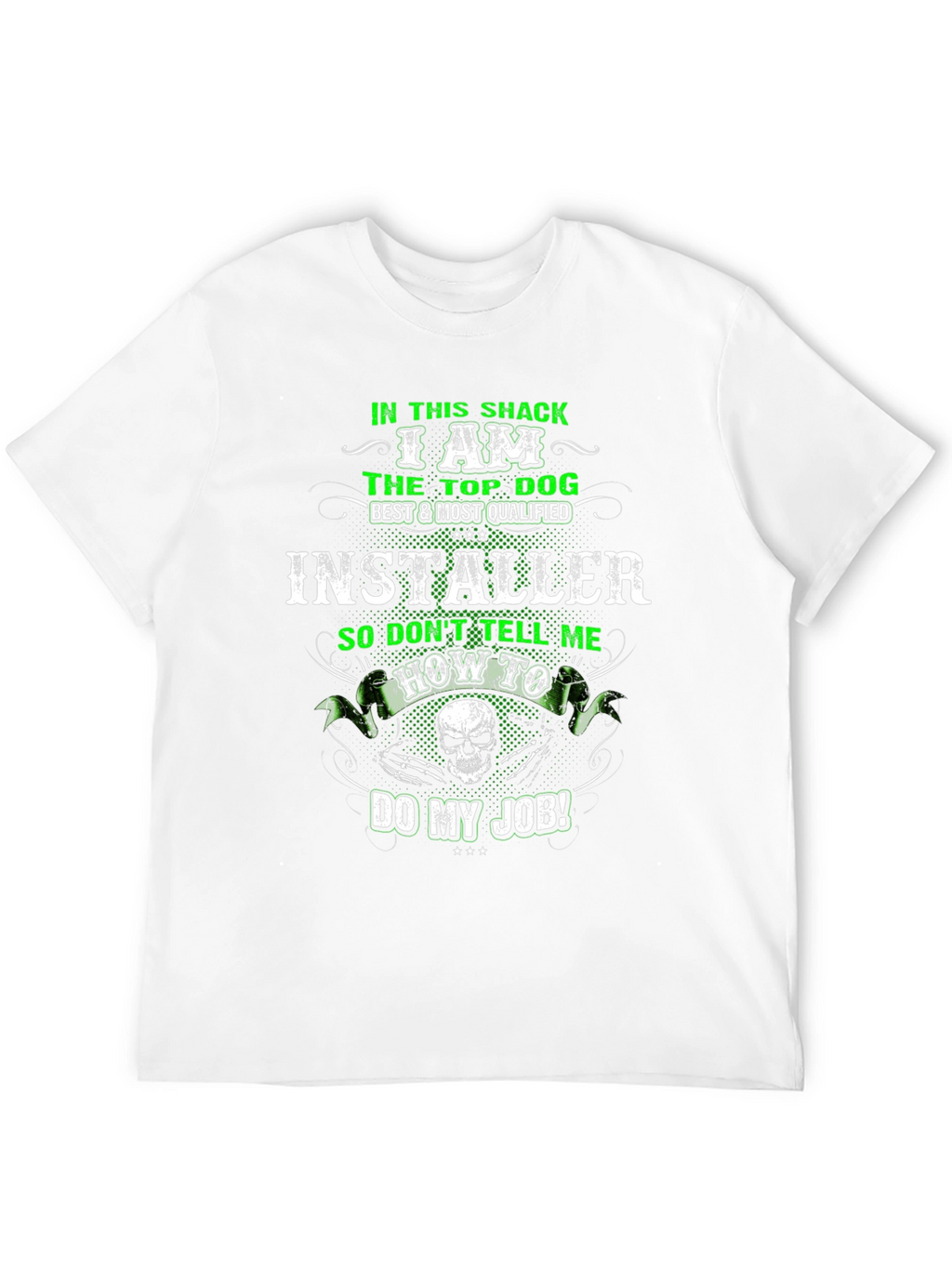 Installer Top Dog Black T-Shirt