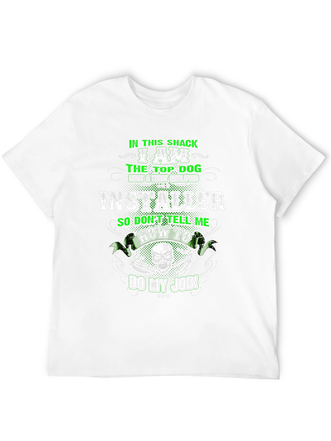 Installer Top Dog Black T-Shirt