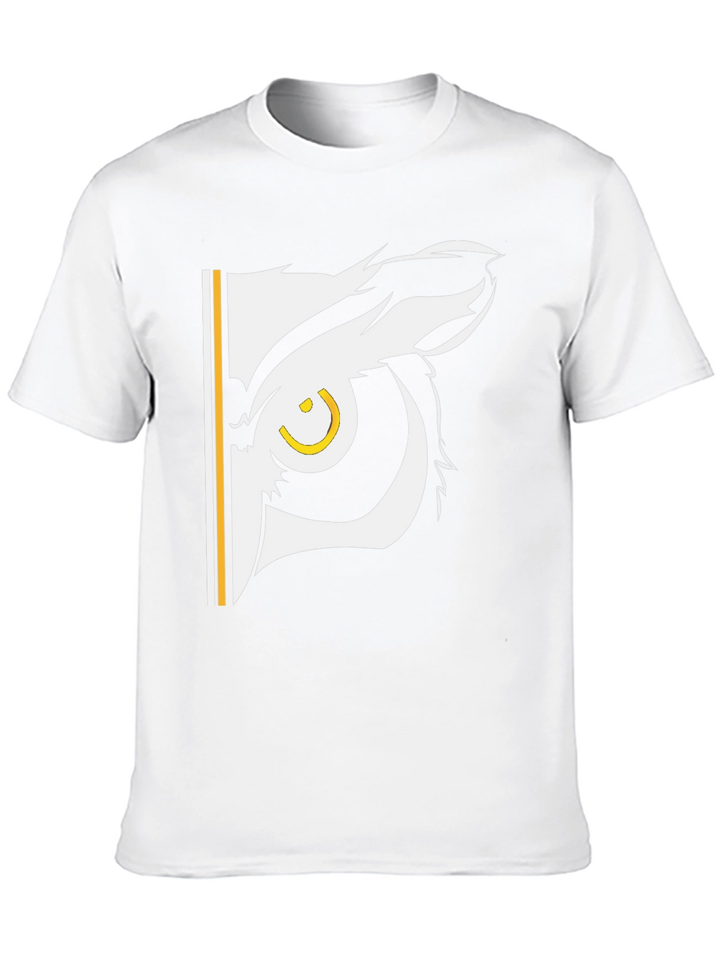 Cool Owl Eye Graphic Black T-Shirt