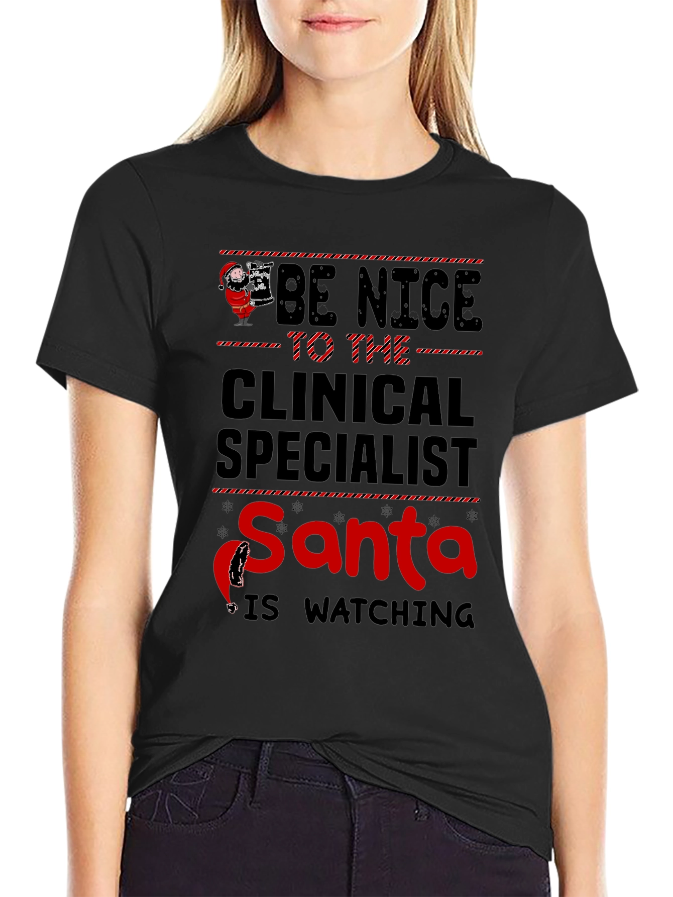 Clinical Specialist Santa T-Shirt