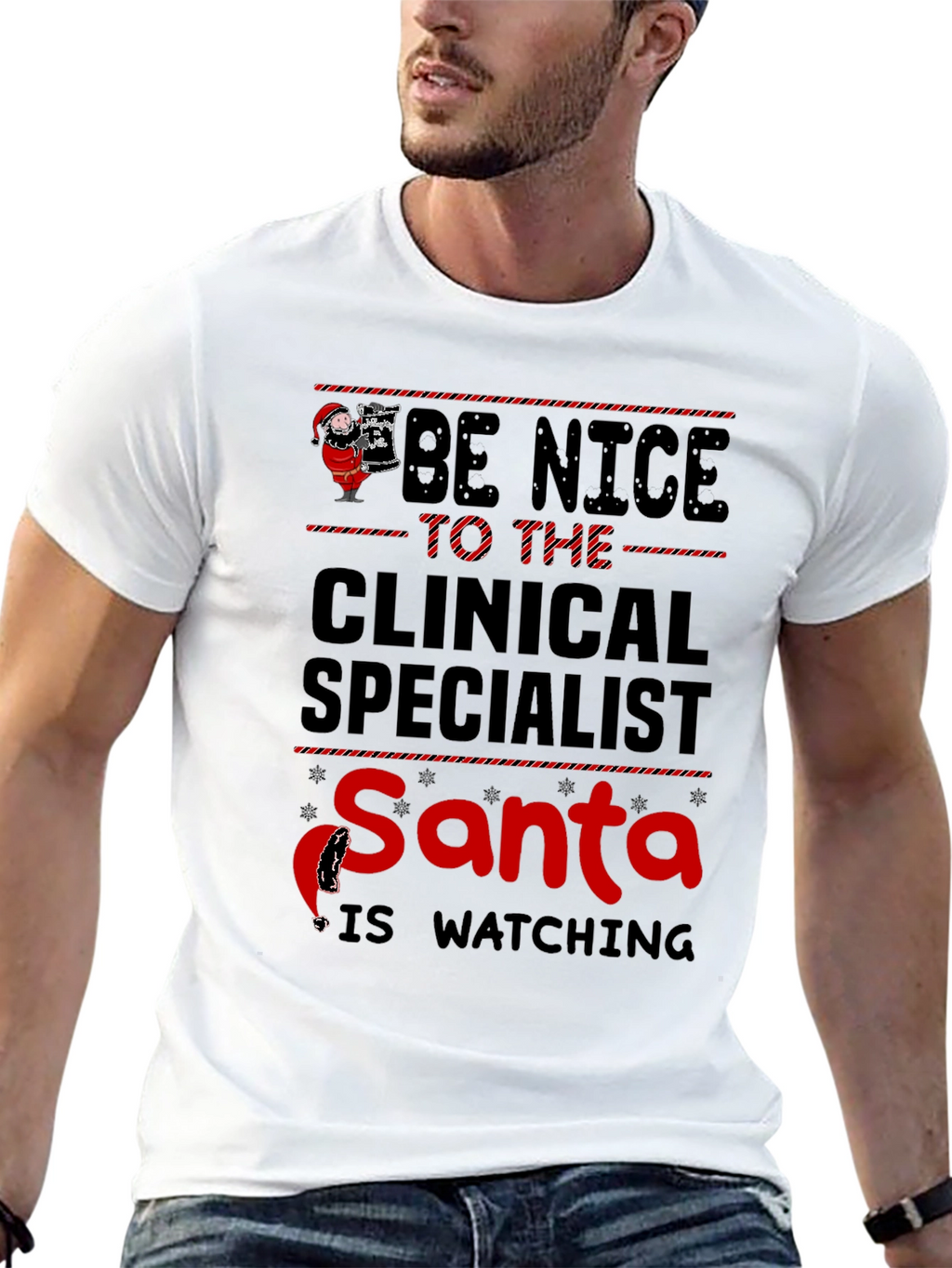 Clinical Specialist Santa T-Shirt